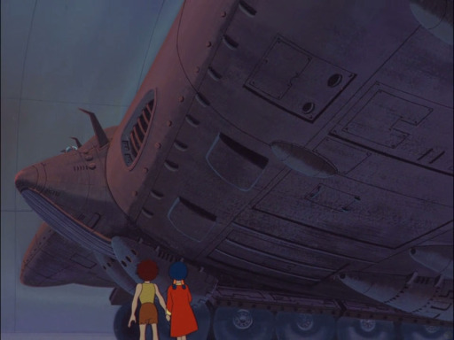 Future Boy Conan 06 war plane